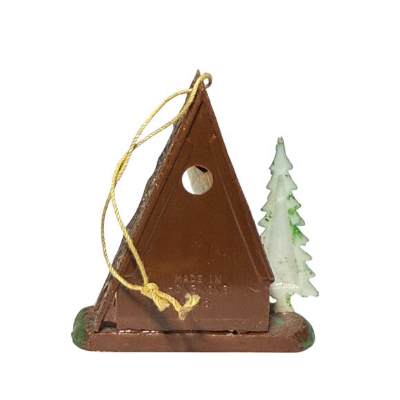 Vintage Shiny Brite Nativity Christmas Ornament Diorama Hong Kong Retro Kitschy - Picture 7 of 13